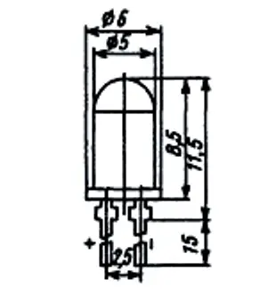 3Л336И диод светоизлучающий фото 2