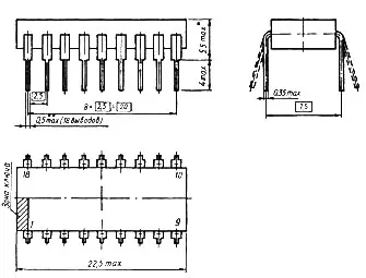 КР1008ВЖ27 микросхема фото 2