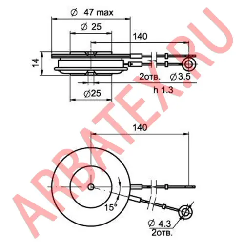 ТБ133-200-12 тиристор фото 3 ТБ133-200-12 тиристор фото 3