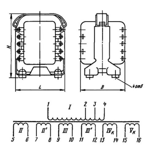ТПП207-220-400В трансформатор фото 3 ТПП207-220-400В трансформатор фото 3