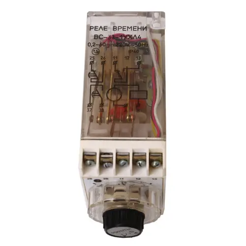 ВС-33-1 0.2-60сек 220В реле времени фото 2