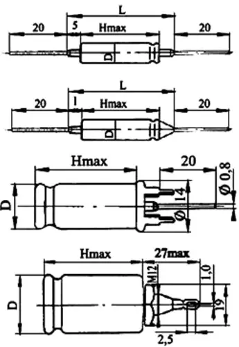 К50-20 16в 2000 мкф фото 3 К50-20 16в 2000 мкф фото 3
