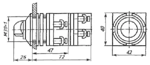 ПЕ-071 переключатель (исп.1) фото 3