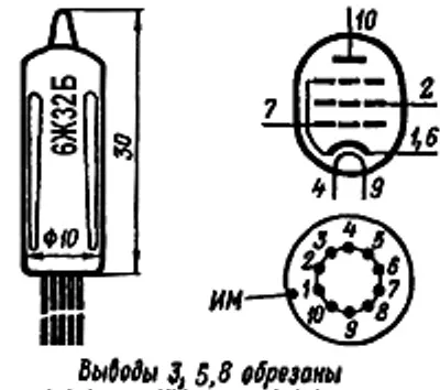 6Ж32Б радиолампа фото 2 6Ж32Б радиолампа фото 2