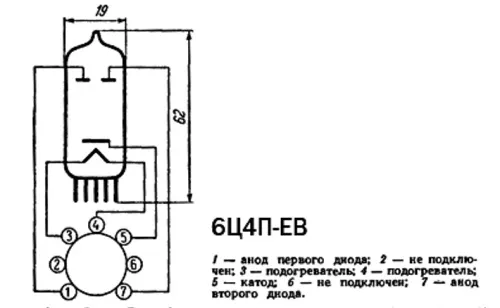6Ц4П-ЕВ радиолампа фото 3 6Ц4П-ЕВ радиолампа фото 3