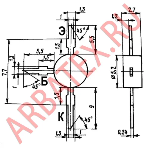 КТ3123А транзистор фото 3