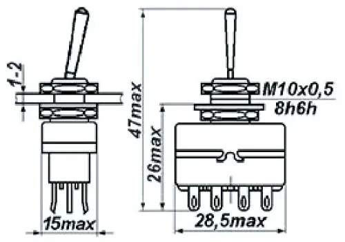 ПТ13-2В тумблер фото 7