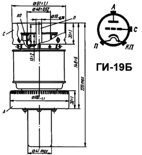 ГИ-19Б импульсный генераторный триод фото 3 ГИ-19Б импульсный генераторный триод фото 3