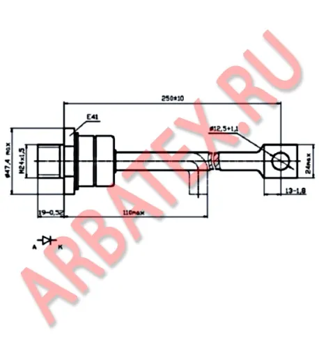 ДЧ171-320-12-3 диод фото 3 ДЧ171-320-12-3 диод фото 3