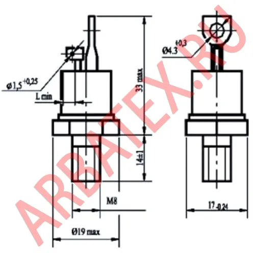 ТС232-50-13 тиристор фото 2 ТС232-50-13 тиристор фото 2